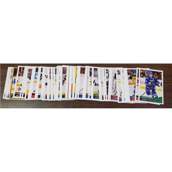 Lot of SCORE hockey cards 2013-14 inc. rookies, team leaders
