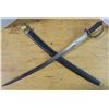 Image 1 : Vintage India Army Saber Sword w/ Scabbard - 24" blade