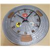 Image 2 : WOW! Made by artists: Ellen Wieske & Marlene True - Vintage Aluminum + Copper Sask Wall Clock (non-f