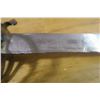 Image 2 : India Heer Dress Saber Sword w/Scabbard - Blade is Knicked - 31" blade