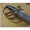Image 3 : India Heer Dress Saber Sword w/Scabbard - Blade is Knicked - 31" blade