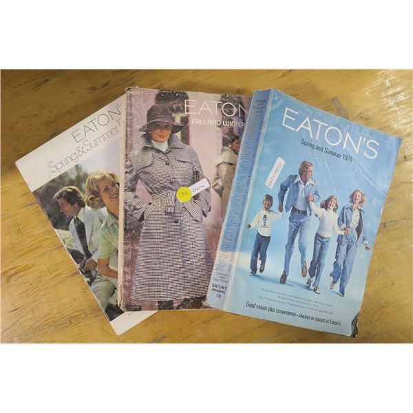 EATONS Catologues - 2x 1974, 1975