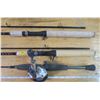 Image 2 : 3 x Fishing Rods (2 x standard, 1 x Ice Fishing w/ Reel)