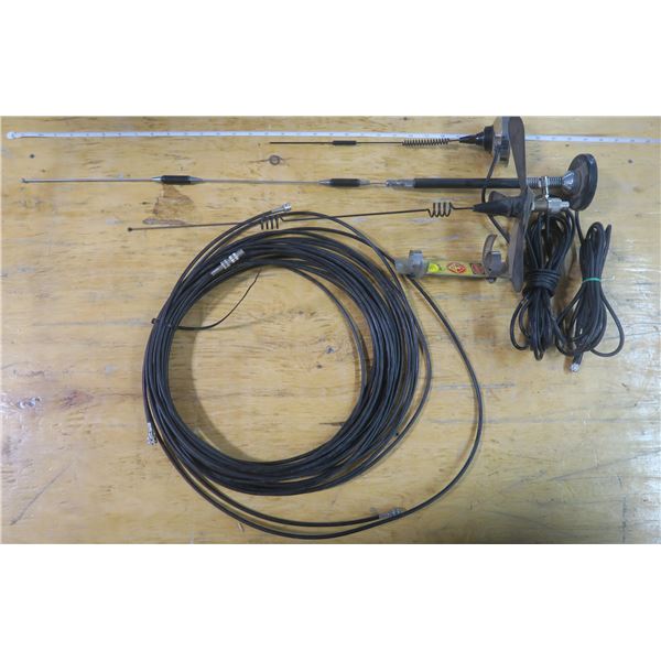 3 x CB Radio Antennae w/ Cable