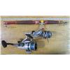 Image 1 : Telescopic Fishing Rod w/ 2 Reels (spinning)