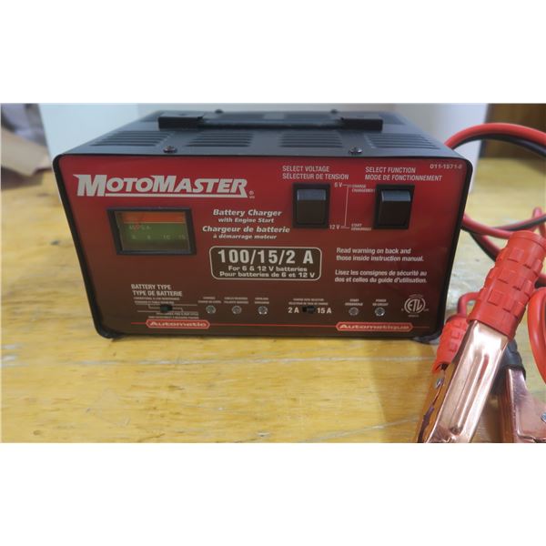 Motomaster 100/15/2A Batter Charger - Automotive