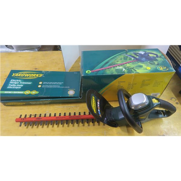 Yardworks Electric Hedge Trimmer - 18" Blade