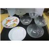 Image 1 : Lot of Glassware - Bowls, Cake Stand, Etc