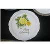 Image 2 : Assorted Glassware w/ Anniversary Plates