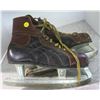Image 1 : Vintage Ice Skates (Size Unknown - 11" From Toe to Heel)