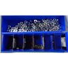 Image 2 : 3 blue bolt bins c/w misc. clips &screws