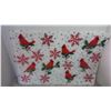 Image 7 : Large box Christmas decorations including place matts, wreath, candles