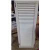 Image 1 : 4 white wooden shutters 15"x42"