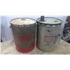 Image 2 : 2 vintage 5gal cans