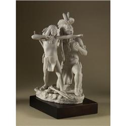 CYBIS BISQUE PORCELAIN FIGURE CREE INDIAN MAGIC