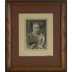 PHOTOLITHOGRAPH EDWARD CURTIS HOPI BELLE INDIAN