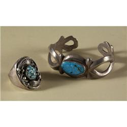 STERLING BRACELET AND RING