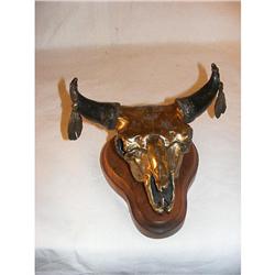BOB STAYTON BRONZE SKULL