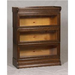 WEIS RECEDING DOOR SECTIONAL BOOKCASE