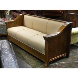 OAK UPHOLSTERED SOFA
