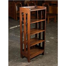 OAK BOOK STORAGE CABINET