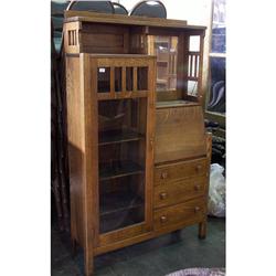 OAK ''CHAUTAUQUA'' STYLE DESK