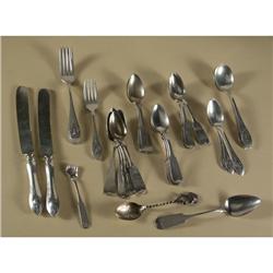 COLLECTION OF STERLING AND COIN SILVER