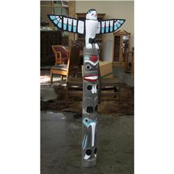TOTEM POLE FROM THE KALLAM TRIBE