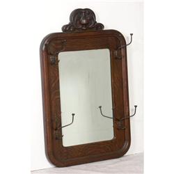 AMERICAN QUARTER SAWN HALL MIRROR
