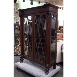 AMERICAN COLONIAL REVIVAL EMPIRE STYLE CABINET