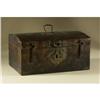 Image 1 : SMALL ASIAN ANTIQUE LEATHER BOUND CHEST