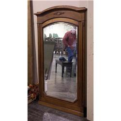 OAK FRAMED PIER MIRROR