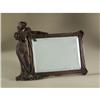 Image 1 : VINTAGE ART NOUVEAU STYLE IRON BEVELED MIRROR