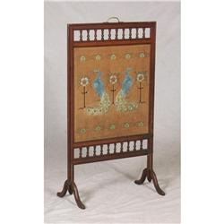 HAND EMBROIDERED FIRE PLACE SCREEN