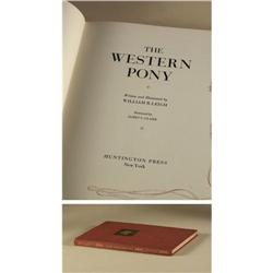 VINTAGE BOOK 'THE WESTERN PONY" WILLIAM R. LEIGH