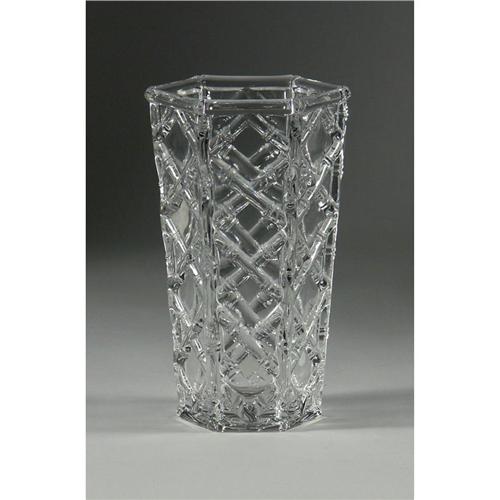 Tiffany Co Bamboo Design Crystal Vase