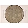 Image 1 : 1971-D GERMANY SILVER 5 MARKS WITH TONING ON REV.