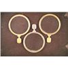 Image 2 : 3 VINTAGE OPTICIANS TEST LENSES