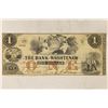 Image 1 : 1854 BANK OF WASHTENAW ANN ARBUR, MICHIGAN $1