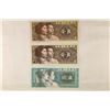 Image 1 : 3 PIECES OF 1980 CHINESE CURRENCY 2-1 JIAO &