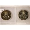 Image 2 : 2-MILITARY THEMED COLORIZED KENNEDY HALF DOLLARS