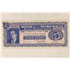 Image 1 : 1952 MEXICO POLITICAL CURRENCY 5 PESO DEMOCRACY