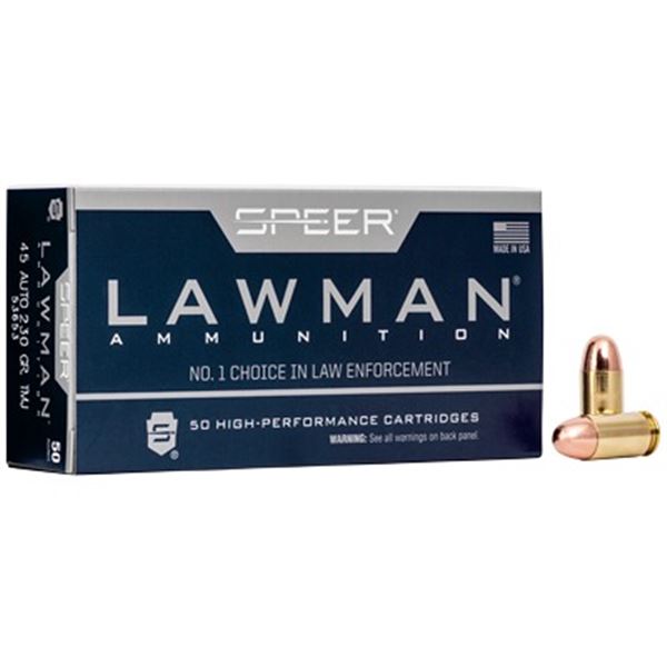 SPR LAWMAN 45ACP 230GR TMJ - 50 Rds