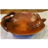 Image 3 : Handcarved Wooden Sea Turtle Bowl