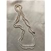 Image 3 : 8-9mm White Cultured Pearl 52" Rope Necklace