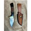 Damascus Steel Buffalo Horn Hunter Knife