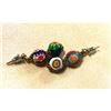 Image 4 : Vintage Venetian Murano Millefiori Post Earrings
