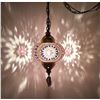 Image 2 : Handmade Moroccan Mosaic Glass Pendant Light