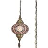 Image 3 : Handmade Moroccan Mosaic Glass Pendant Light