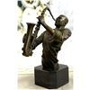Image 2 : Signed Original Jazz Musician Bronze Sculpture